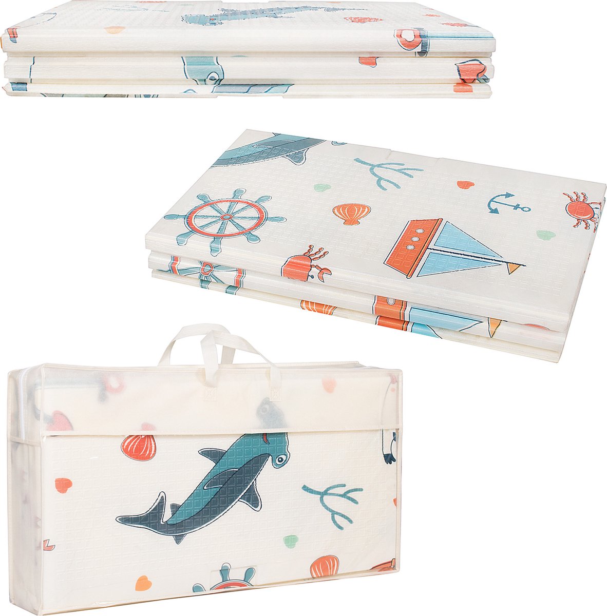 Springos Speelmat | Speelmat Foam | Inklapbaar | 150x200 cm